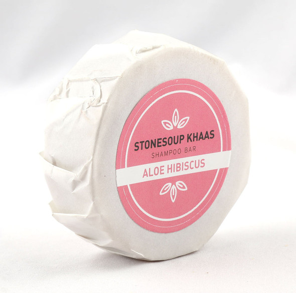 Stonesoup Khaas Shampoo Bar - Aloe Hibiscus, bar | By Stonesoup | 3.53 OZ | 0.22 lbs