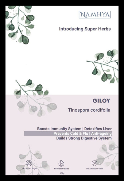 Giloy powder | By Namhya | 3.53 Oz | 0.22 lbs