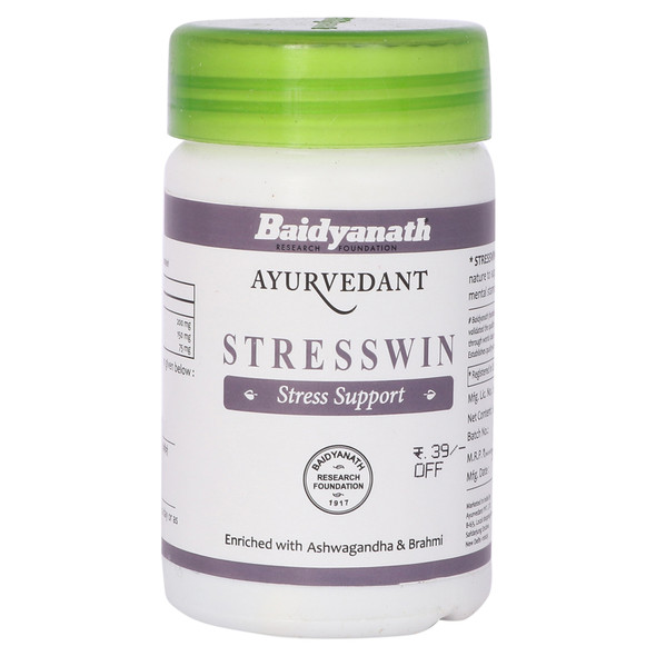 STRESS WIN CAP 60 CAP  |  By Ayurvedant  |  1.76 oz  |  0.11 lbs