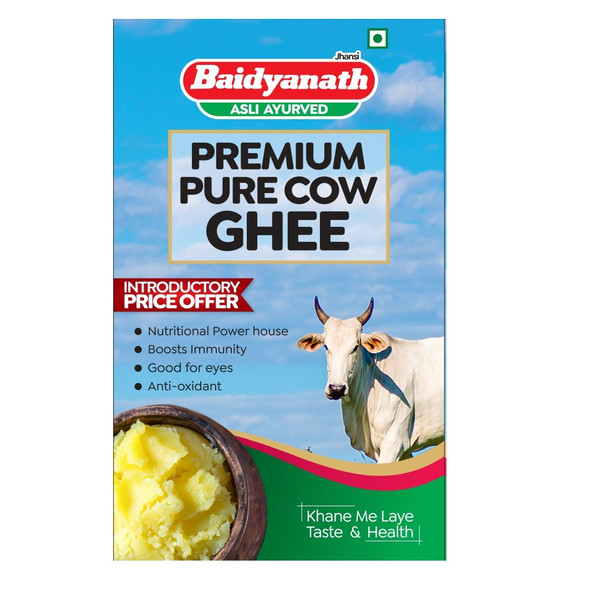GHEE 1kg  |  By Baidyanath Jhansi  |  35.27 oz  |  2.2 lbs