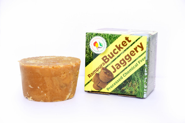 Jaggery - Bucket - 500 g   |  By  Rampura Organics | 17.64  oz   | 1.1 lbs