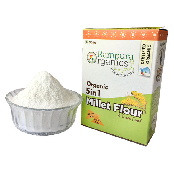 5in1 Millet Flour - 300 g   |  By  Rampura Organics | 10.58  oz   | 0.66 lbs