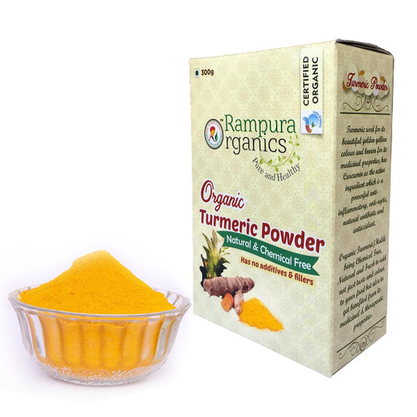 Turmeric Powder - 300 g  |  By   Rampura Organics | 10.58  oz   | 0.66 lbs