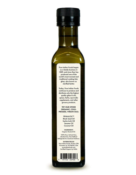 Cold pressed Mustard oil | By Pure Indian Foods | 1.4 oz