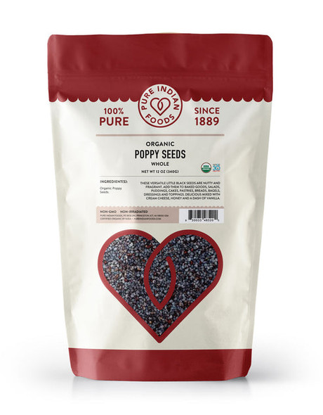 Poppy seeds | By Pure Indian Foods | 2.25 oz