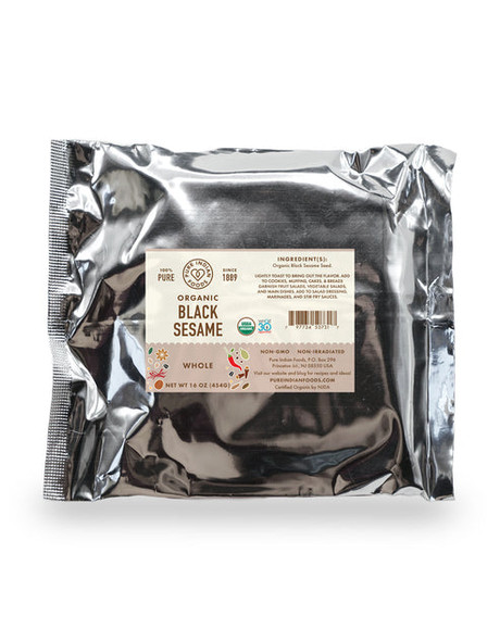 Sesame seeds black | By Pure Indian Foods | 2.3 oz