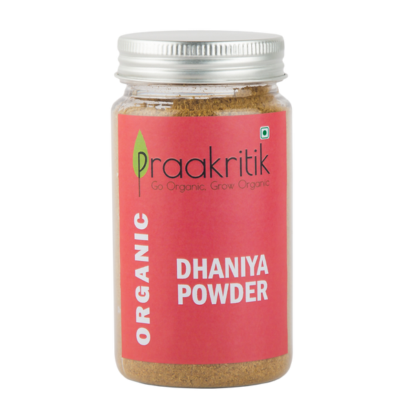 Organic Dhaniya Powder | By Praakritik | 3.53oz | 0.22lbs