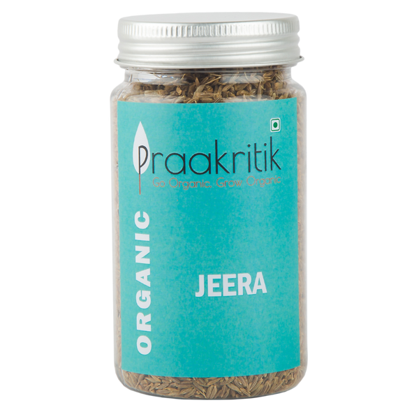 Organic Jeera Whole  | By Praakritik | 3.53oz | 0.22lbs