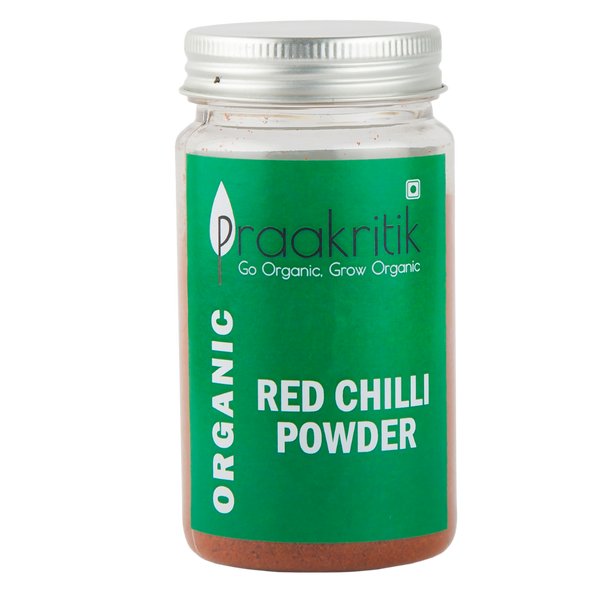 Organic Red Chilli  | By Praakritik | 3.53oz | 0.22lbs