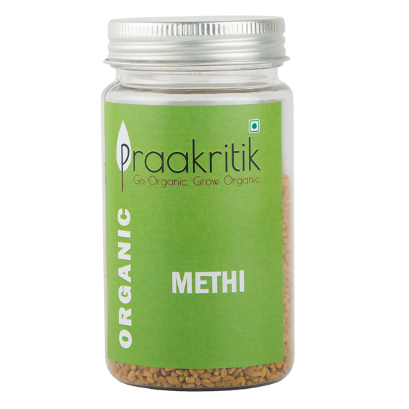 Organic Methi Seed  | By Praakritik | 3.53oz | 0.22lbs