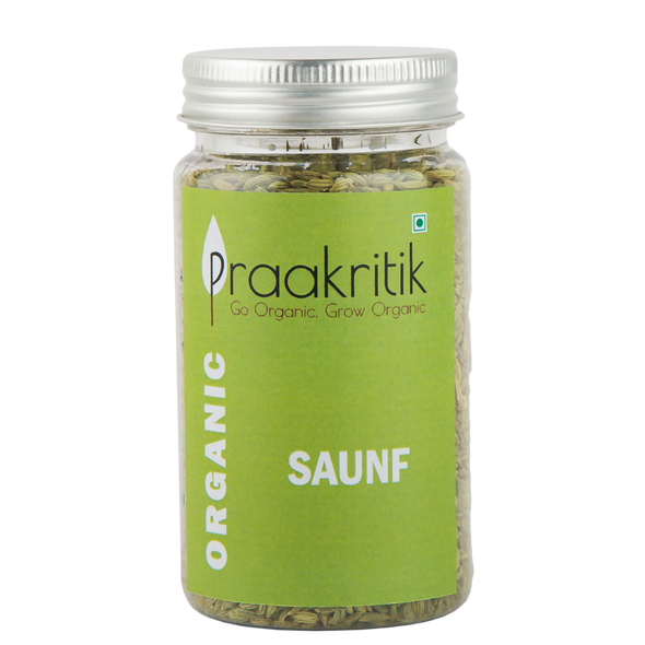 Organic Saunf  | By Praakritik | 3.53oz | 0.22lbs