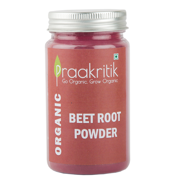 Organic Beet Root Powder  | By Praakritik | 3.53oz | 0.22lbs