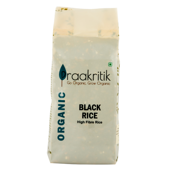 Organic Black Rice  | By Praakritik | 17.64oz | 1.1lbs