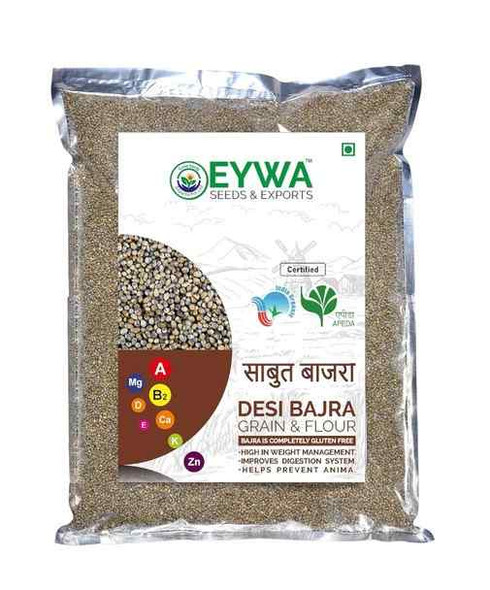 Organic Bajra Grains|500gm|1.22 lbs