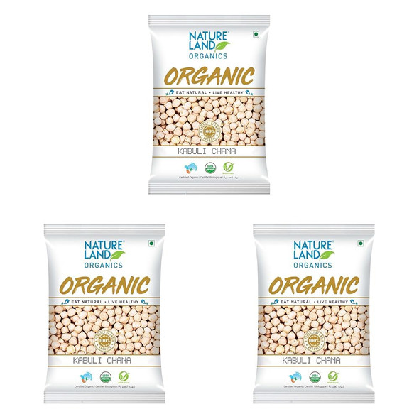 Natureland Organics Kabuli Chana|105.6Oz|6.6lbs