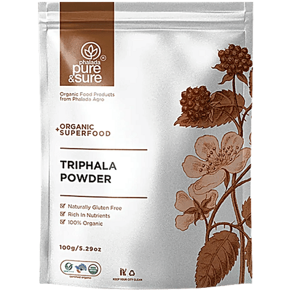 Organic Triphala Powder|3.52Oz|0.22lbs