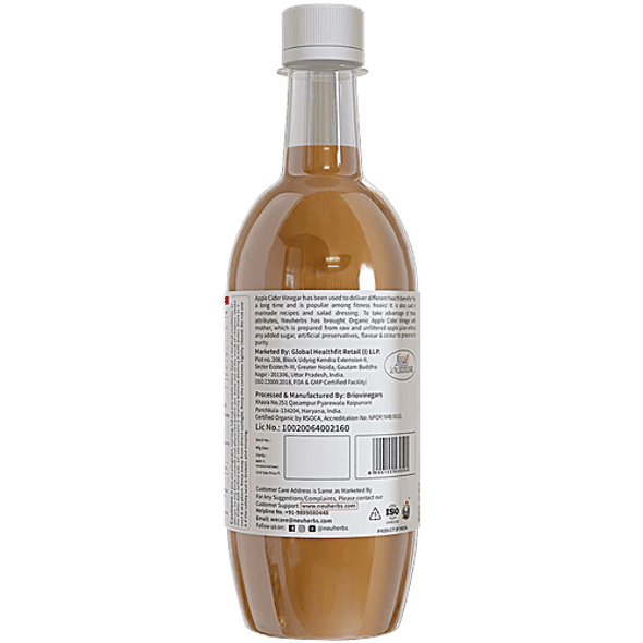 Organic Apple Cider Vinegar With Mother|17.6Oz|1.1lbs