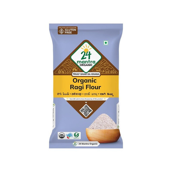 24 Mantra Organic Ragi Flour|17.6Oz|1.1lbs