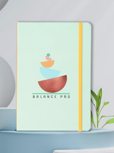 DOODLE A5 Undated Work-Life Balance Planner â€“ 336 Pages | Gratitude Journal with Habit & Mood Tracker | Includes Stickers | Achieve Goals & Wellness | Balance Pro [Fit Tuber Recs]