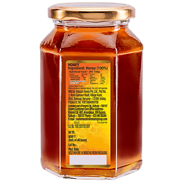 Pure Honey, No Added Sugar|500 g|17.64 oz [Fittuber Recs]