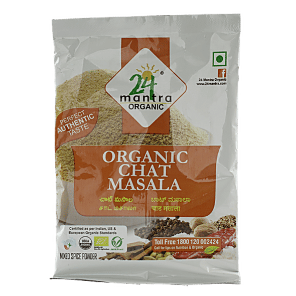 24 Mantra Organic Chat Masala|50 g 24 Mantra Organic Chat Masala|50 g