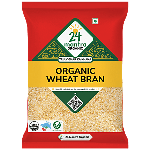 24 Mantra Organic Bran - Wheat|500 g 24 Mantra Organic Bran - Wheat|500 g