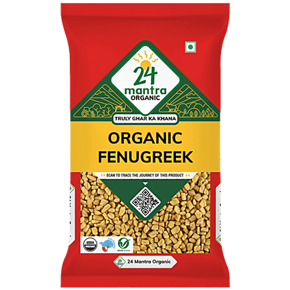 24 Mantra Organic Fenugreek Seeds|100 g Pouch
