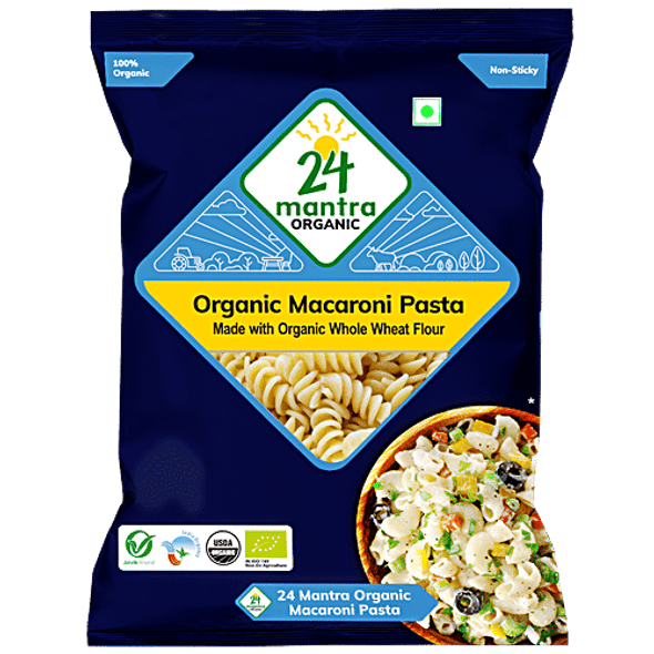24 Mantra Organic Macaroni Pasta|400 g
