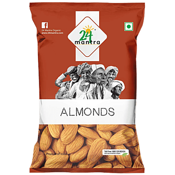 24 Mantra Organic Almonds|100 g