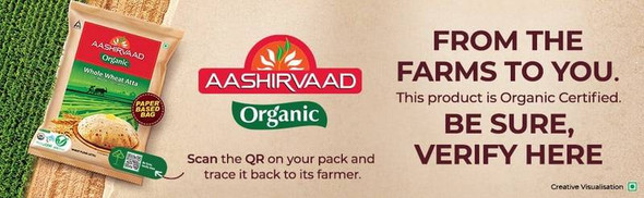 Aashirvaad Organic Atta|1 kg Aashirvaad Organic Atta|1 kg