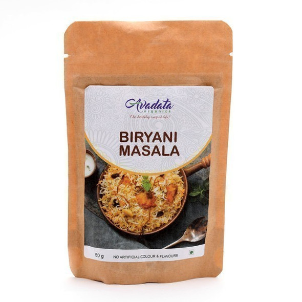 AVADATA ORGANICS Biryani Masala 50Gm|50 g AVADATA ORGANICS Biryani Masala 50Gm|50 g