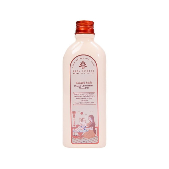 Baby Forest Badami Sneh Organic Cold Pressed Almond Baby Oil|200 ml