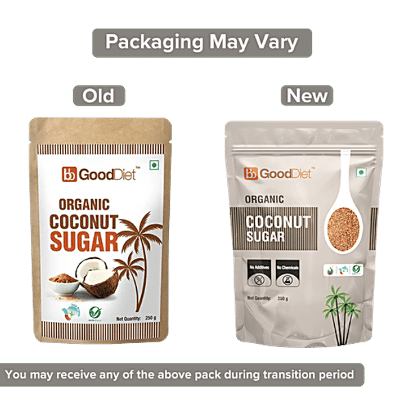 bb Gooddiet Organic Coconut Sugar|250 g