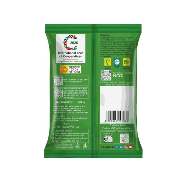 Bharat Organics - Organic Moong Dal (Chilka)|500 g