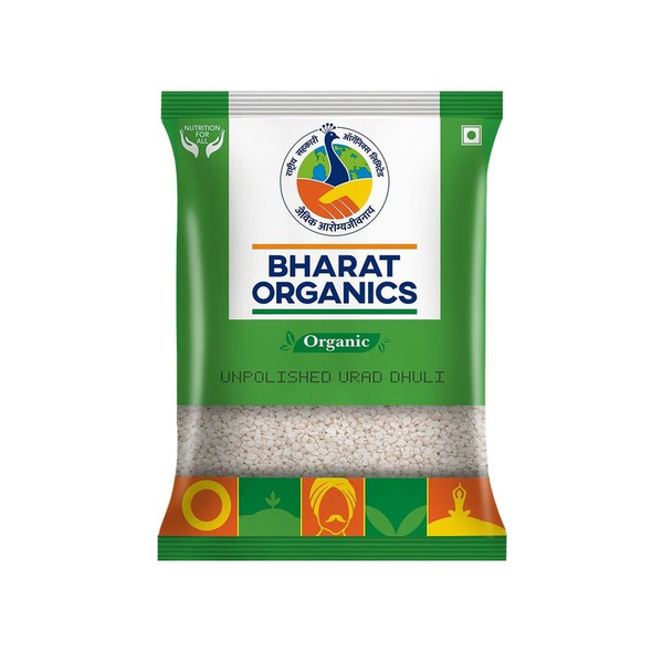 Bharat Organics - Organic Urad Dal (Dhuli)|500 g