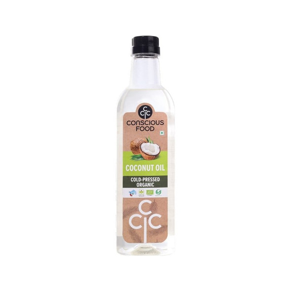 Conscious Food Cold Pressed & Organic Coconut Oil|500 ml