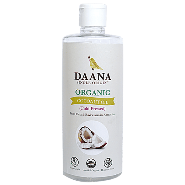 Daana Organic - Extra Virgin Cold Pressed Premium Coconut Oil, Single Origin|500 ml