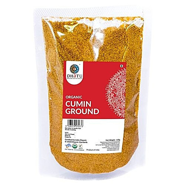Dhatu Organics & Naturals Powder - Organic Ground Cumin|100 g