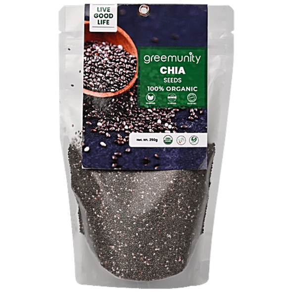 Greemunity Organic Chia Seeds|250 g Greemunity Organic Chia Seeds|250 g