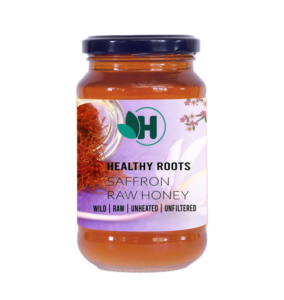 Healthy roots Saffron Honey 1Kg- Organic Honey Raw Unprocessed (Pure Honey 100% Natural No Added Sugar) Healthy roots Saffron Honey 1Kg- Organic Honey Raw Unprocessed (Pure Honey 100% Natural No Added Sugar)