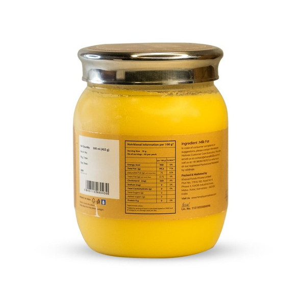 Himalayan Natives Bilona Organic Cow Ghee|500 ml