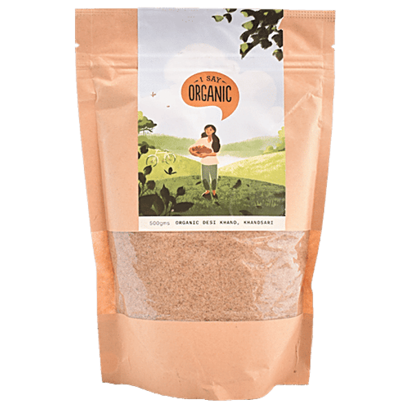 I Say Organic Desi Khand/Khandsari - 100% Organic|500 g