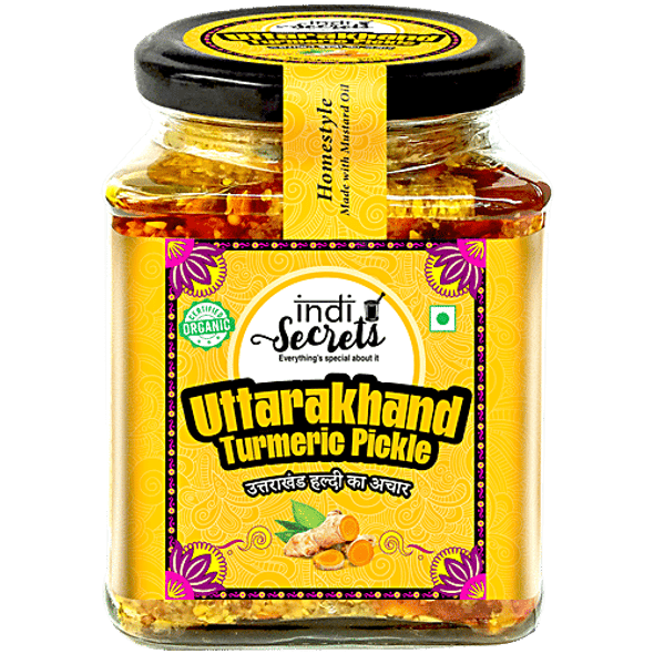 indiSecrets Organic Uttarakhandi Turmeric Pickle - Homestyle|250 g