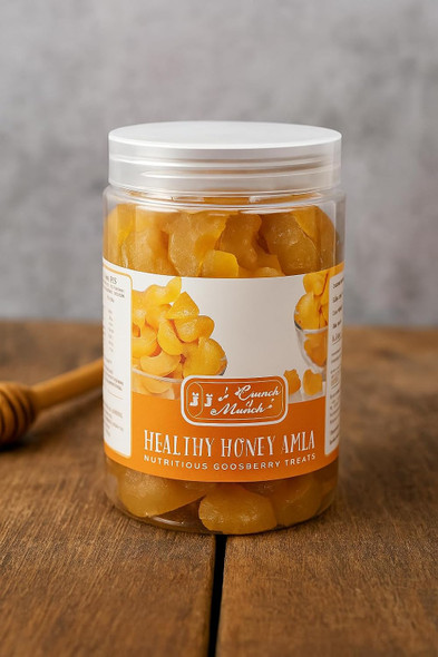 J J Crunch N Munch Honey Processed Dry Amla Candy | Sugar-Free, Organic & Natural, No Preservatives, Indian Gooseberry, Best for Eyes, Healthy Snack (350 Gram * 2 Jar Pack)) J J Crunch N Munch Honey Processed Dry Amla Candy | Sugar-Free, Organic & Natural, No Preservatives, Indian Gooseberry, Best for Eyes, Healthy Snack (350 Gram * 2 Jar Pack))