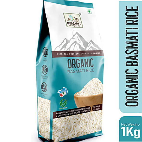 Jivamrit Organic Basmati Rice|1 kg