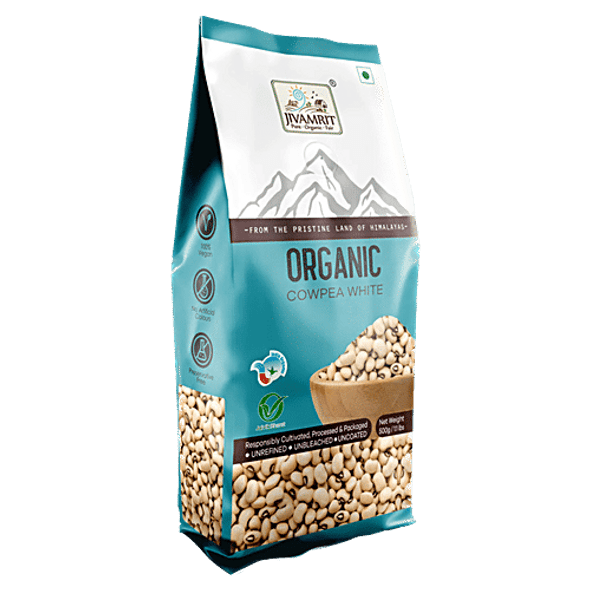 Jivamrit Organic Cowpea White|500 g