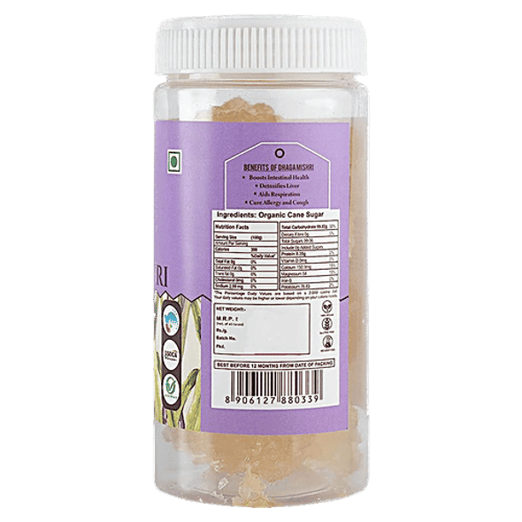 Jivamrit Organic Dhaga Mishri|250 g Jivamrit Organic Dhaga Mishri|250 g