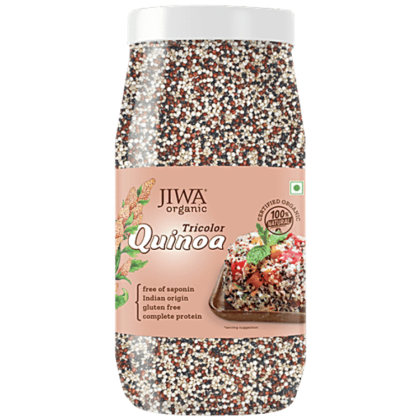 Jiwa Organic Tricolour Quinoa - 100% Natural & Gluten Free|1 kg