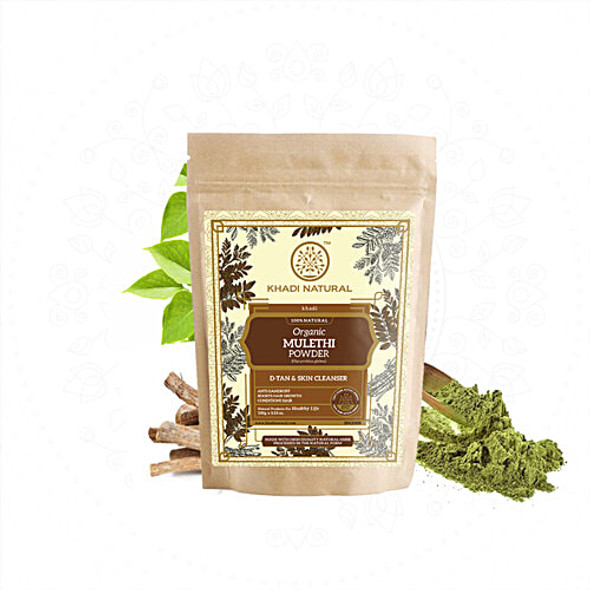 Khadi Natural Mulethi Organic Powder - Anti-Dandruff|100 g Khadi Natural Mulethi Organic Powder - Anti-Dandruff|100 g