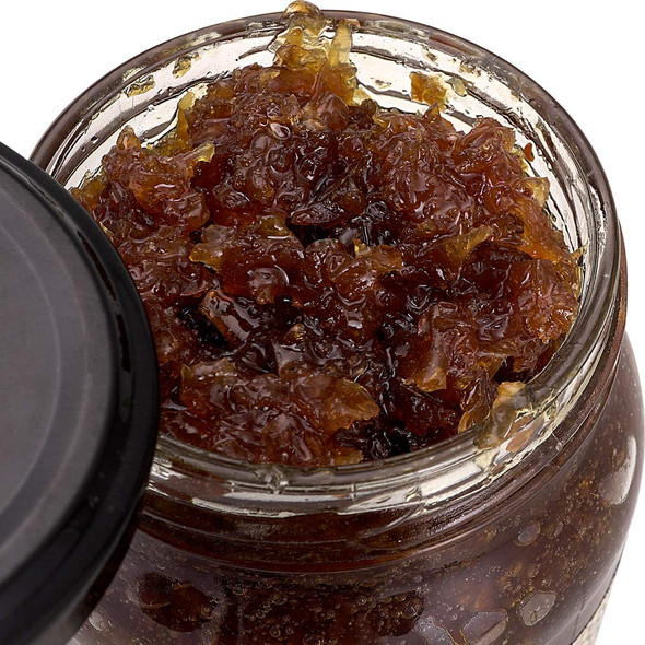 Kirva Organics Natural Gulkand | Pure Sun-Cooked Damask Rose Petals & Rock Sugar | Infused with Kesar & Elaichi | Ayurvedic Digestive & Natural Coolant | No Artificial Flavors | 500g Glass Jar